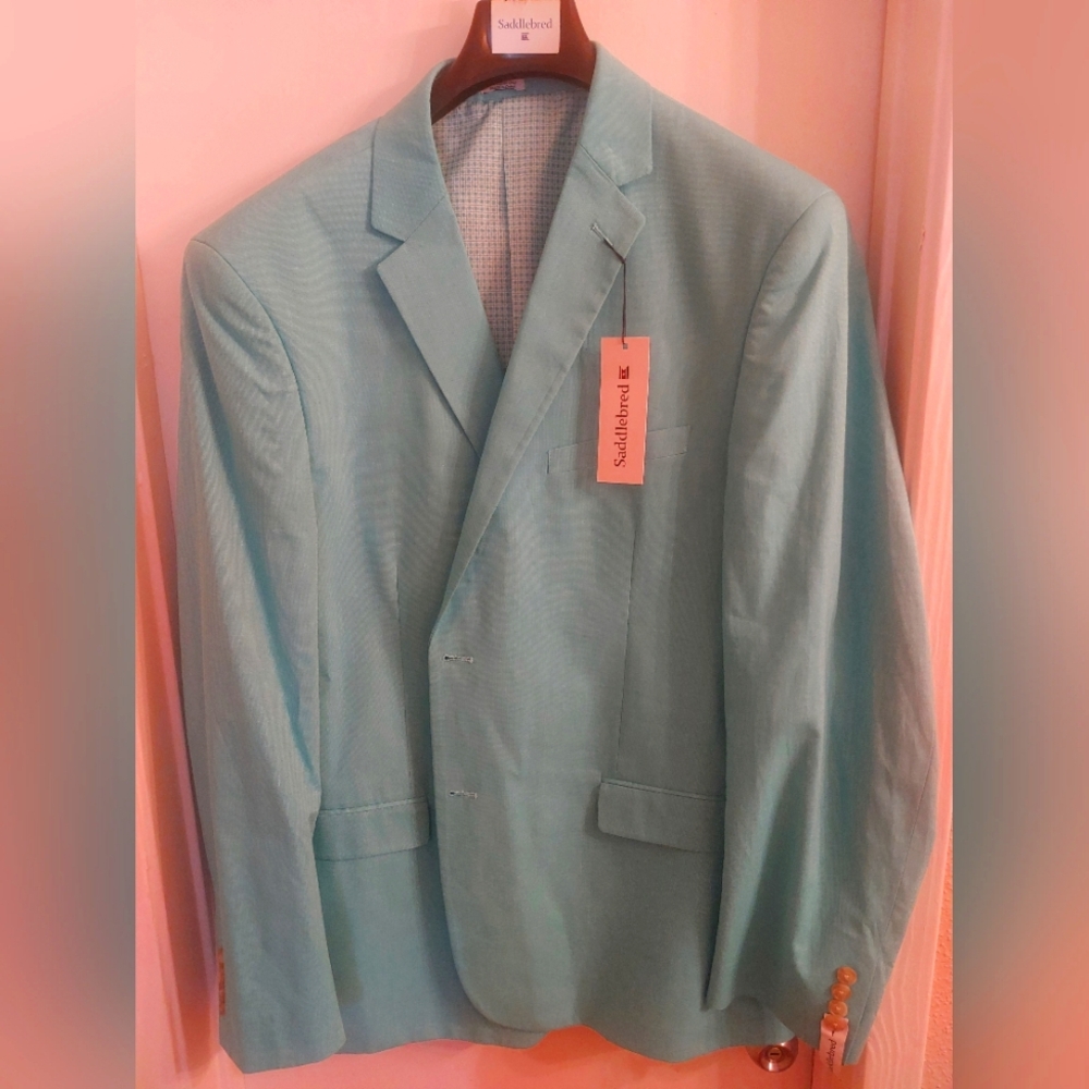 Saddlebred Turqoise Blue 46L Blazer